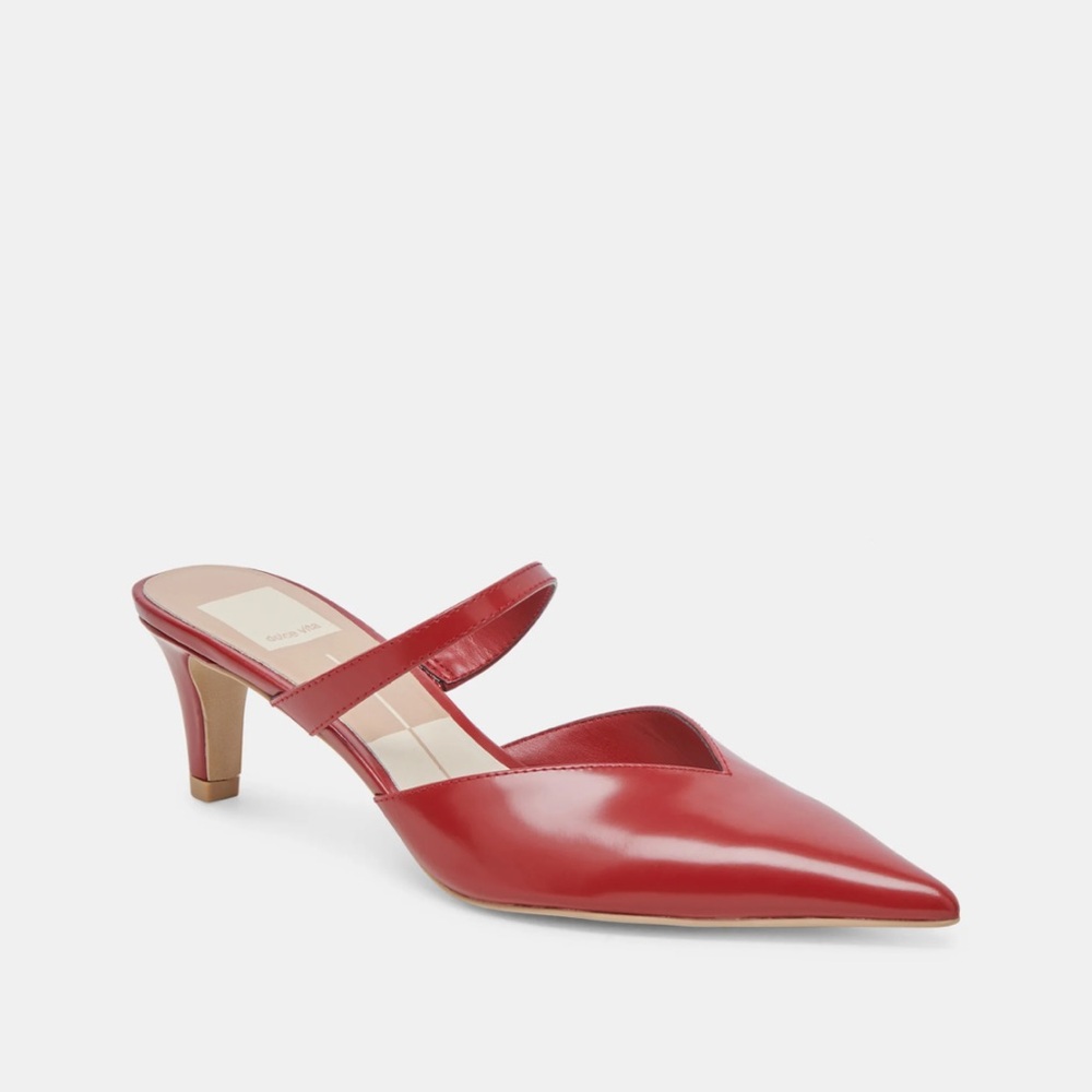 NWT DOLCE VITA RED PATENT HEELS